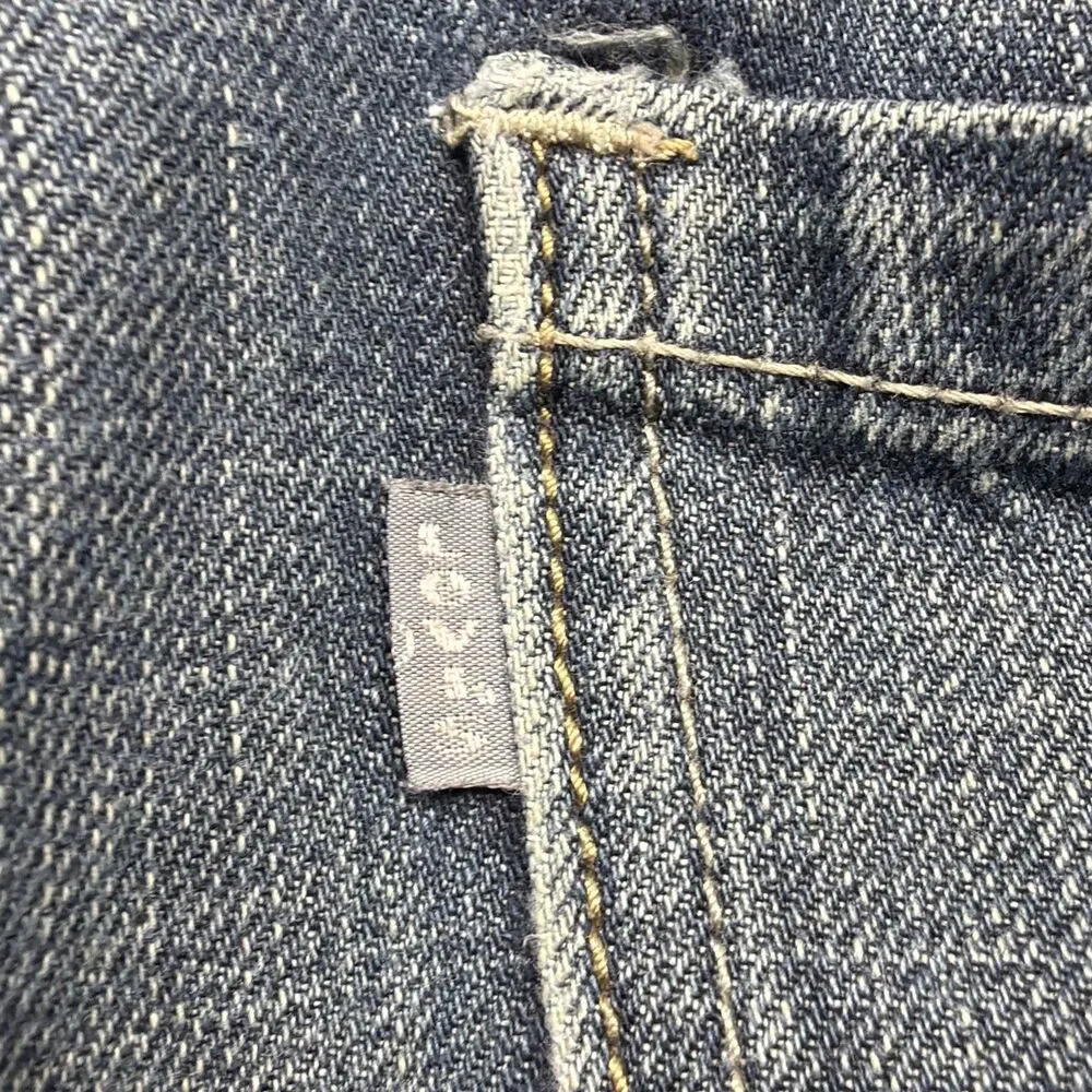 Vintage 90s Levis SilverTab Baggy Jeans Faded Blue Denim Skater Men's 36x33